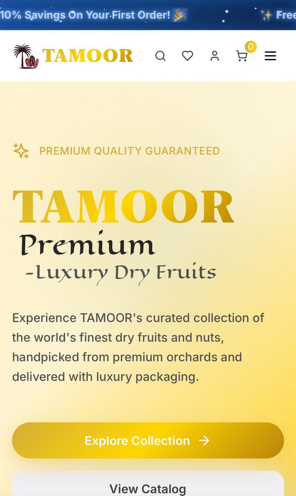 Tamoor Dry Fruits Project